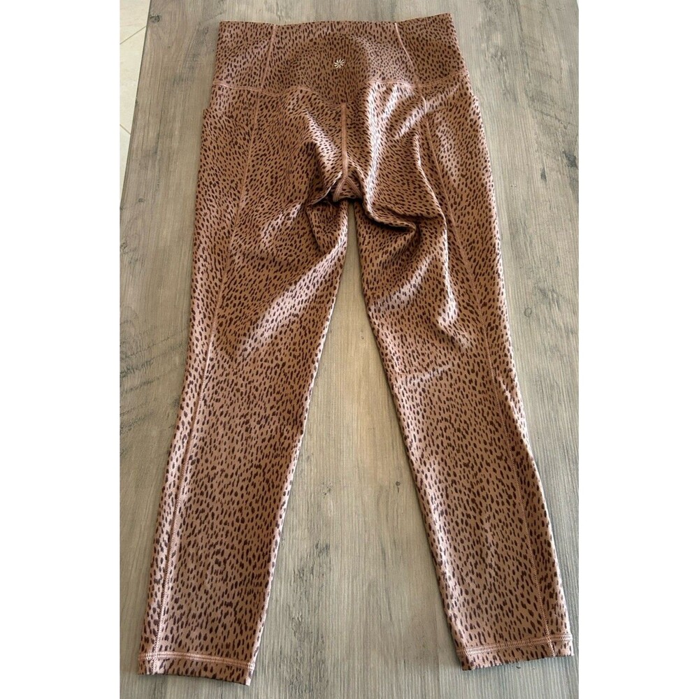 Athleta Salutation Stash Pocket II Printed 7/8 Tight Women's Sz S Animal Print - Picture 2 of 6